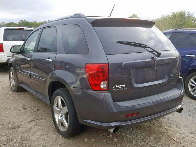 2CKDL537286052787 - 2008 PONTIAC TORRENT GX GRAY photo 3