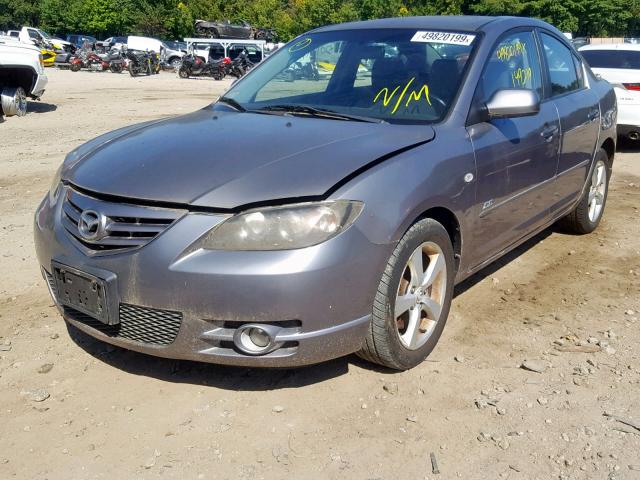 JM1BK324561420439 - 2006 MAZDA 3 S GRAY photo 2