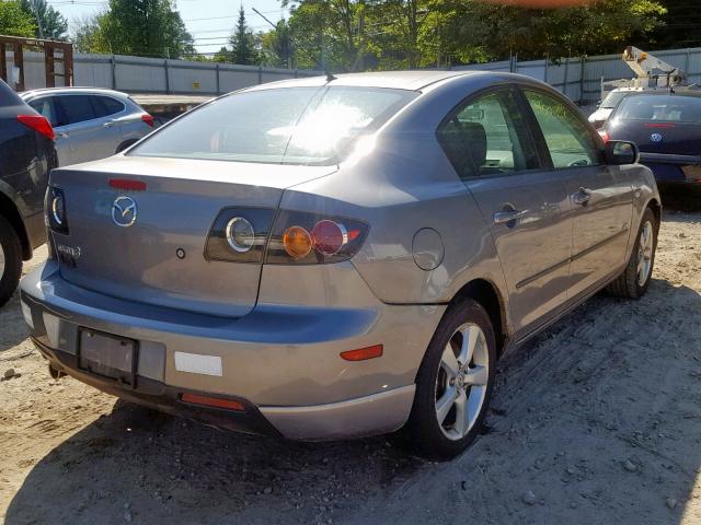 JM1BK324561420439 - 2006 MAZDA 3 S GRAY photo 4