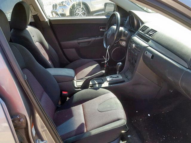 JM1BK324561420439 - 2006 MAZDA 3 S GRAY photo 5