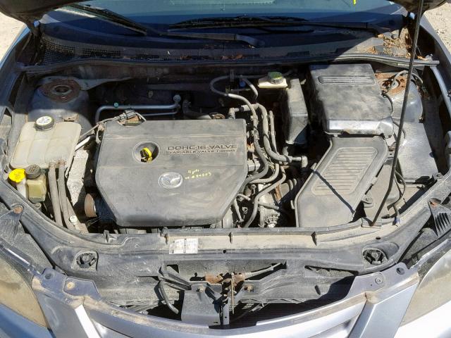 JM1BK324561420439 - 2006 MAZDA 3 S GRAY photo 7