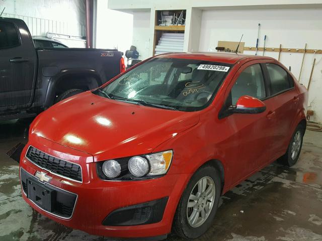 1G1JA5SH4C4120634 - 2012 CHEVROLET SONIC LS 红色 照片 2