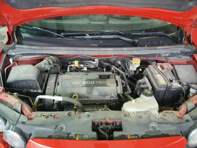 1G1JA5SH4C4120634 - 2012 CHEVROLET SONIC LS 红色 照片 7