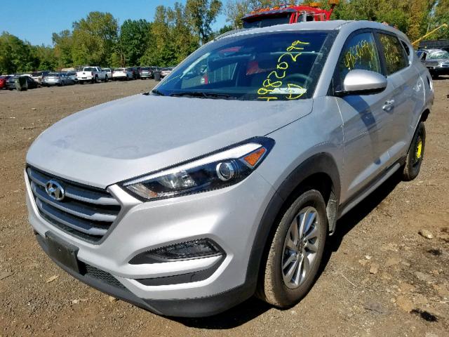 KM8J3CA47JU695999 - 2018 HYUNDAI TUCSON SEL SILVER photo 2