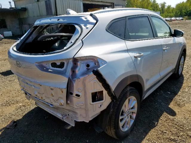 KM8J3CA47JU695999 - 2018 HYUNDAI TUCSON SEL SILVER photo 4