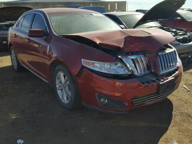 1LNHM93R99G630329 - 2009 LINCOLN MKS RED photo 1