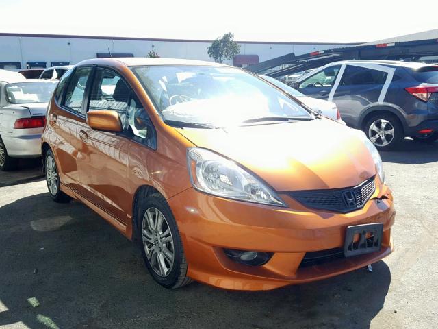 JHMGE8H57BS012425 - 2011 HONDA FIT SPORT ORANGE photo 1