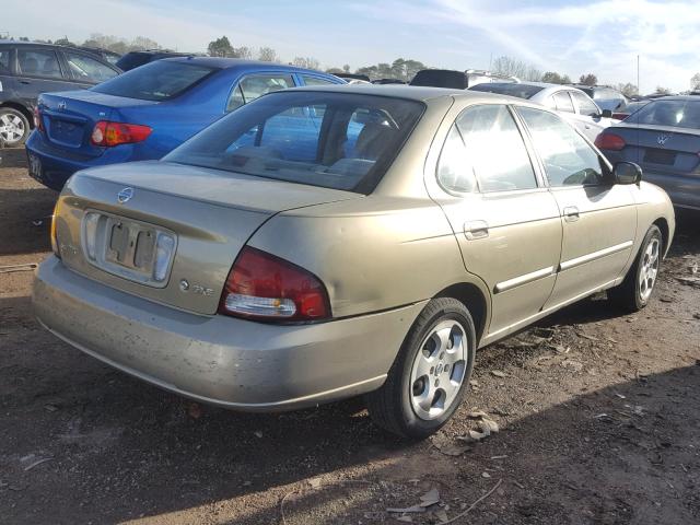 3N1CB51A43L558004 - 2003 NISSAN SENTRA GXE TAN photo 4