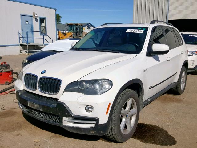 5UXFE43547L019040 - 2007 BMW X5 3.0I WHITE photo 2