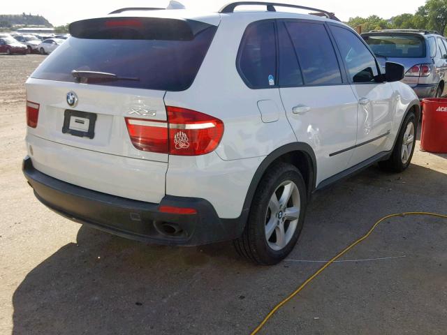 5UXFE43547L019040 - 2007 BMW X5 3.0I WHITE photo 4