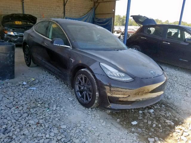 5YJ3E1EA2JF092673 - 2018 TESLA MODEL 3 BLACK photo 1