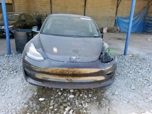 5YJ3E1EA2JF092673 - 2018 TESLA MODEL 3 BLACK photo 7