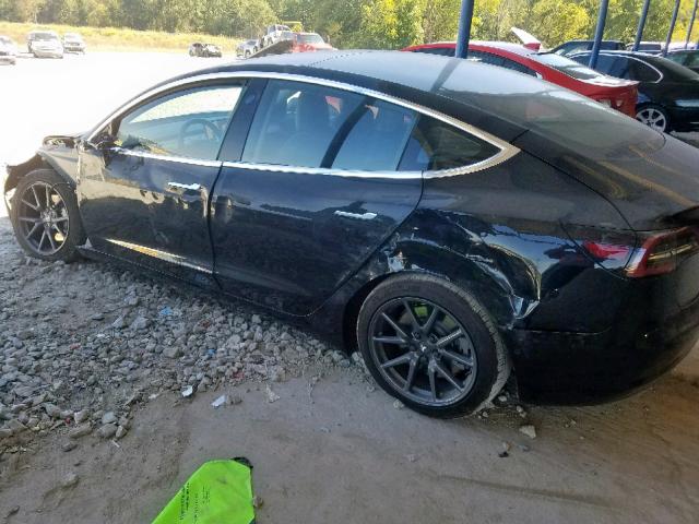 5YJ3E1EA2JF092673 - 2018 TESLA MODEL 3 BLACK photo 9