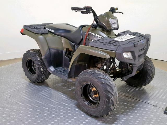 RF3FA09A4DT064662 - 2013 POLARIS SPORTSMAN GREEN photo 2