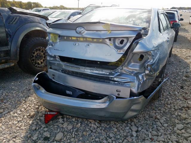 4T1BF1FK1FU001175 - 2015 TOYOTA CAMRY LE SILVER photo 9