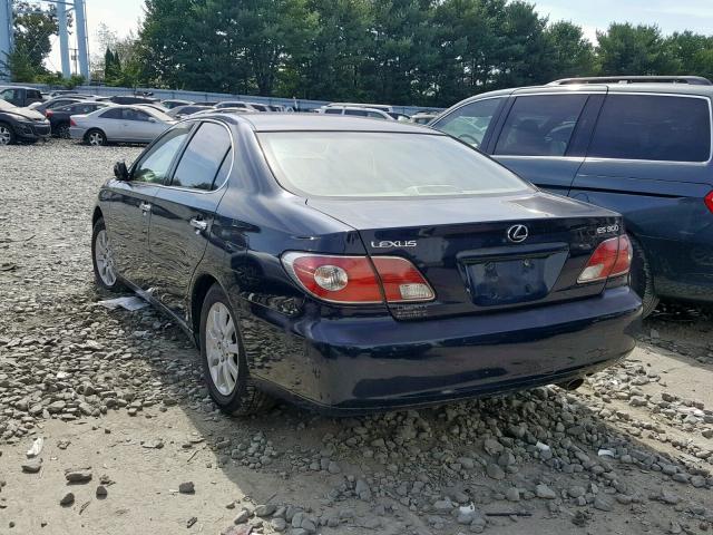 JTHBF30G620042292 - 2002 LEXUS ES 300 BLUE photo 3