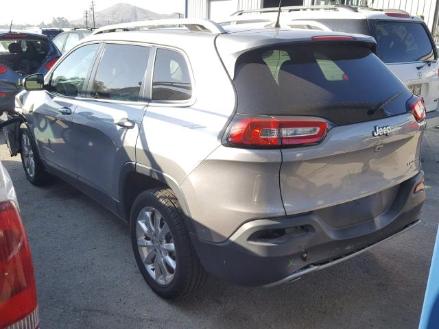 1C4PJLDBXGW229687 - 2016 JEEP CHEROKEE L SILVER photo 3