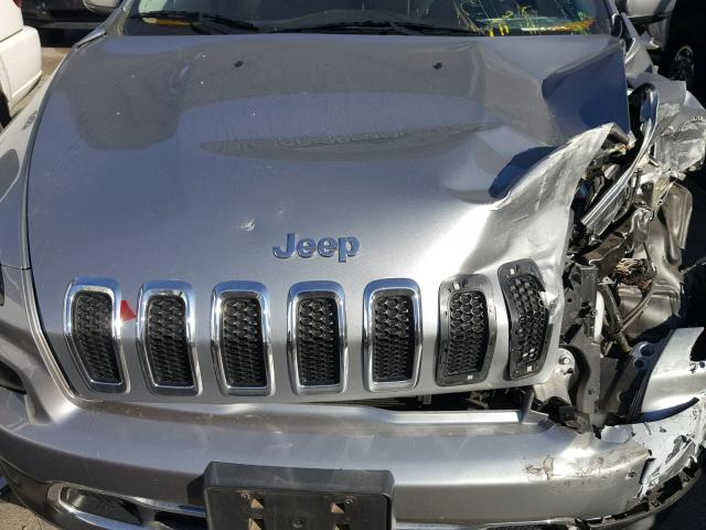 1C4PJLDBXGW229687 - 2016 JEEP CHEROKEE L SILVER photo 7