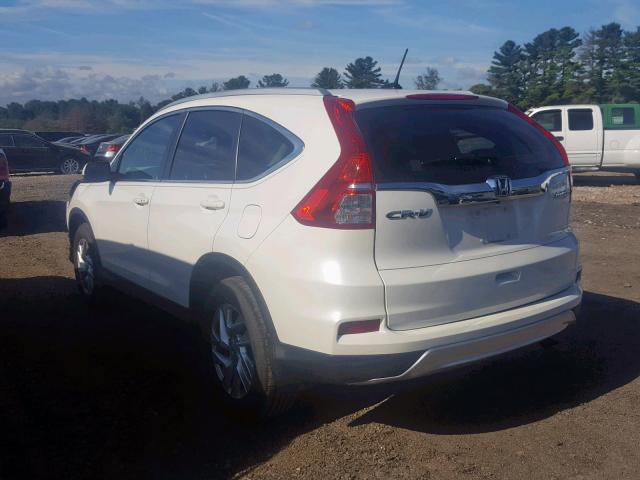 5J6RM4H75GL024687 - 2016 HONDA CR-V EXL WHITE photo 3