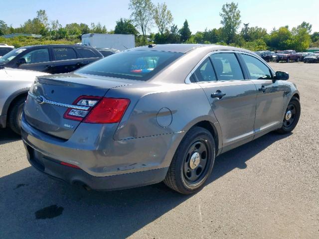 1FAHP2M85DG130448 - 2013 FORD TAURUS POL GRAY photo 4