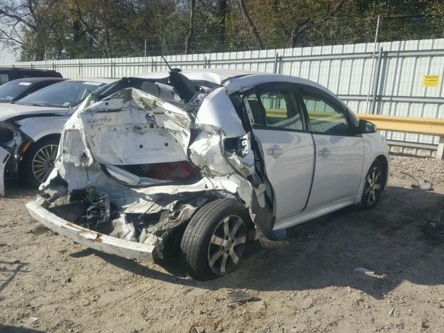 3N1AB6AP6BL724605 - 2011 NISSAN SENTRA 2.0 WHITE photo 4