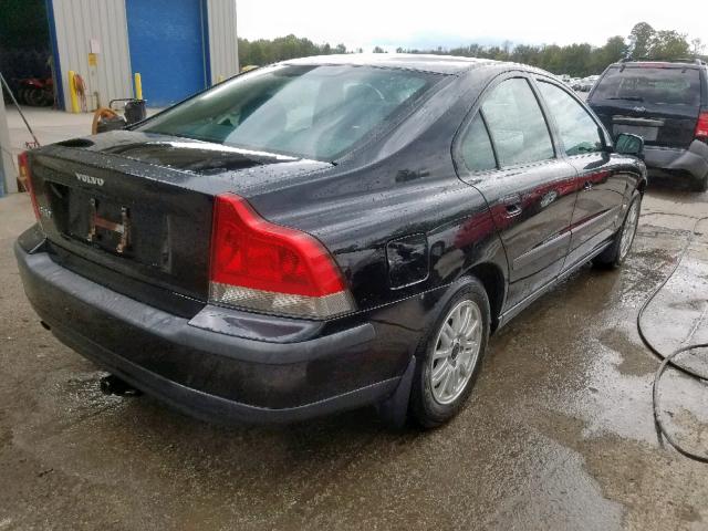 YV1RS61T442322805 - 2004 VOLVO S60 BLACK photo 4