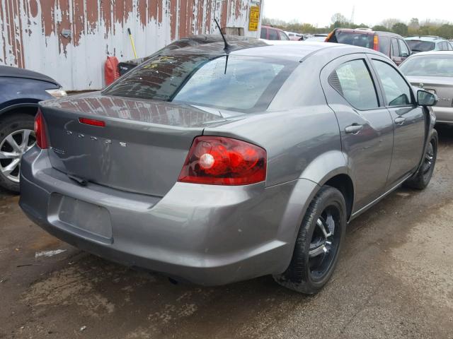 1B3BD2FB1BN584921 - 2011 DODGE AVENGER LU GRAY photo 4