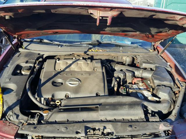 1N4BA41E55C816995 - 2005 NISSAN MAXIMA SE RED photo 7