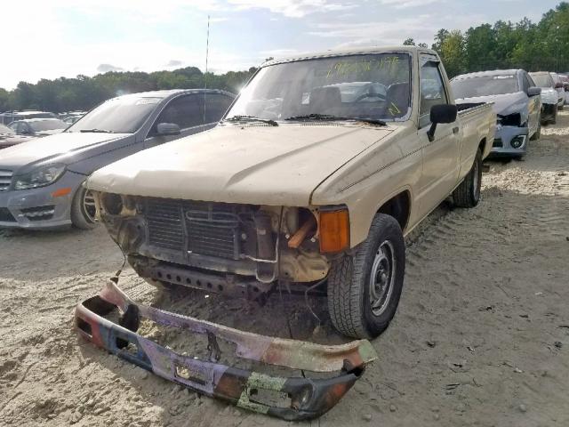 JT4RN55R0G0216681 - 1986 TOYOTA PICKUP 1/2 BEIGE photo 2