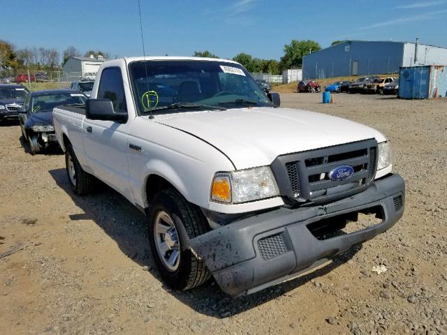 1FTYR10D67PA49707 - 2007 FORD RANGER WHITE photo 1