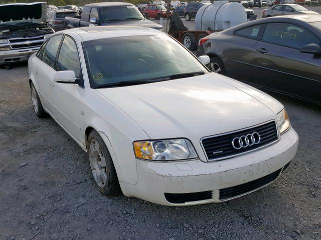 WAUCD64B14N076963 - 2004 AUDI A6 S-LINE WHITE photo 1