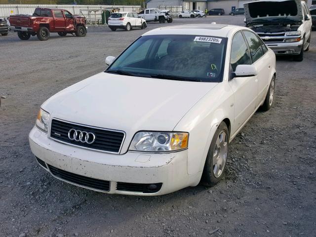 WAUCD64B14N076963 - 2004 AUDI A6 S-LINE WHITE photo 2