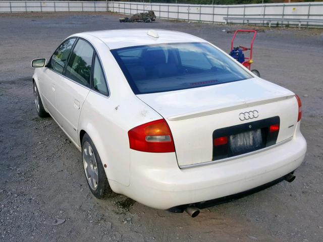 WAUCD64B14N076963 - 2004 AUDI A6 S-LINE WHITE photo 3