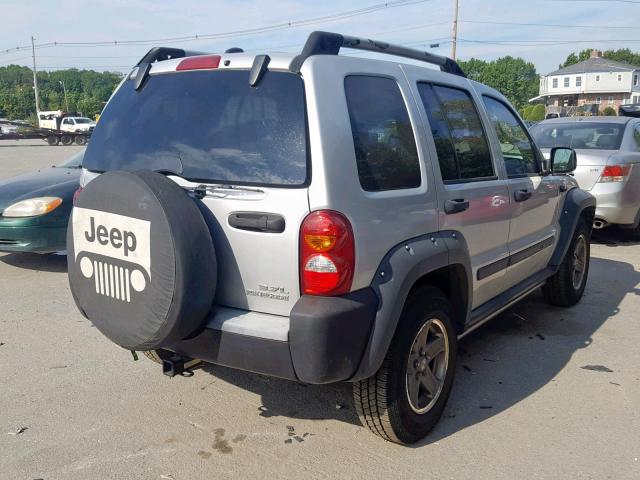 1J4GK38K95W600207 - 2005 JEEP LIBERTY RE SILVER photo 4