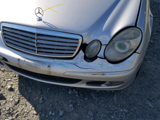 WDBUF65J34A560601 - 2004 MERCEDES-BENZ E 320 SILVER photo 9