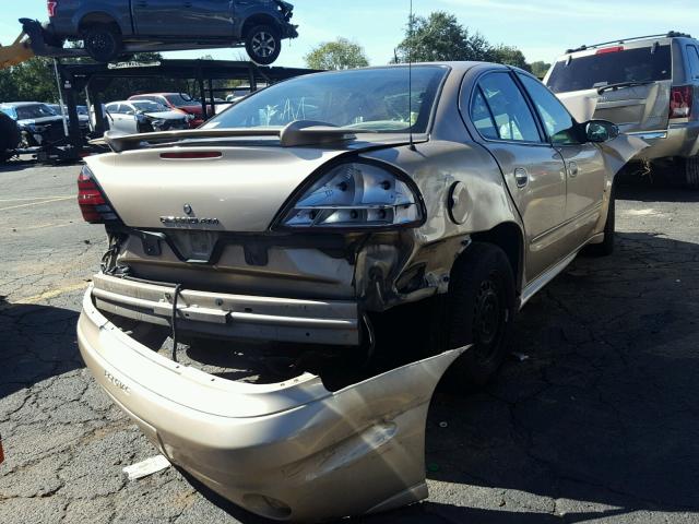 1G2NE52E85M251124 - 2005 PONTIAC GRAND AM S TAN photo 4