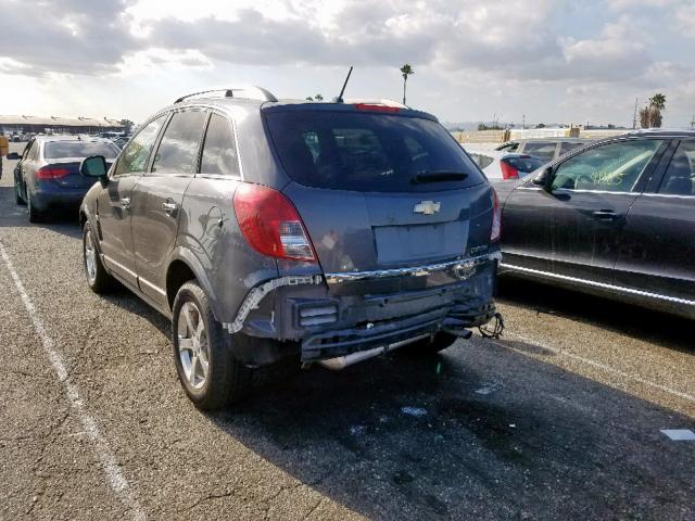 3GNAL3EK8DS538362 - 2013 CHEVROLET CAPTIVA LT GRAY photo 3