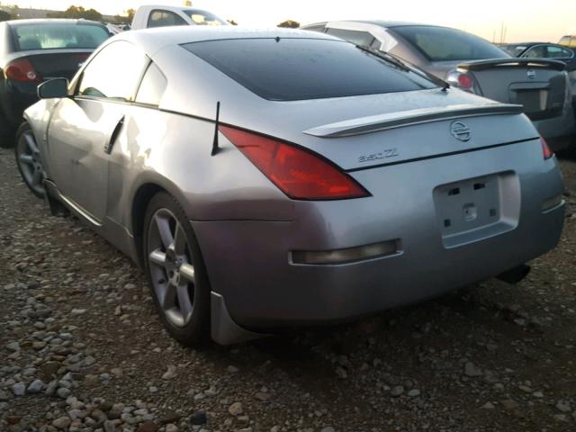 JN1AZ34D84M103693 - 2004 NISSAN 350Z COUPE SILVER photo 3