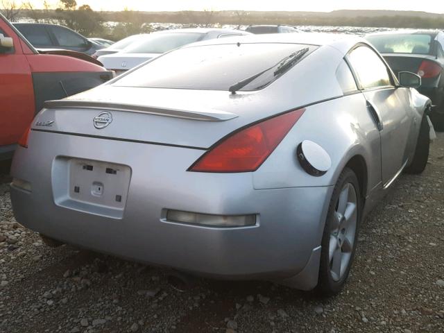 JN1AZ34D84M103693 - 2004 NISSAN 350Z COUPE SILVER photo 4