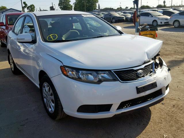 KNAFU4A20D5696399 - 2013 KIA FORTE EX WHITE photo 1