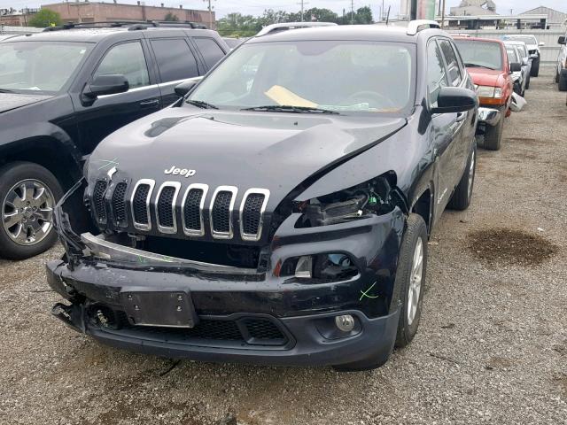 1C4PJMCB4FW601269 - 2015 JEEP CHEROKEE L BLACK photo 2