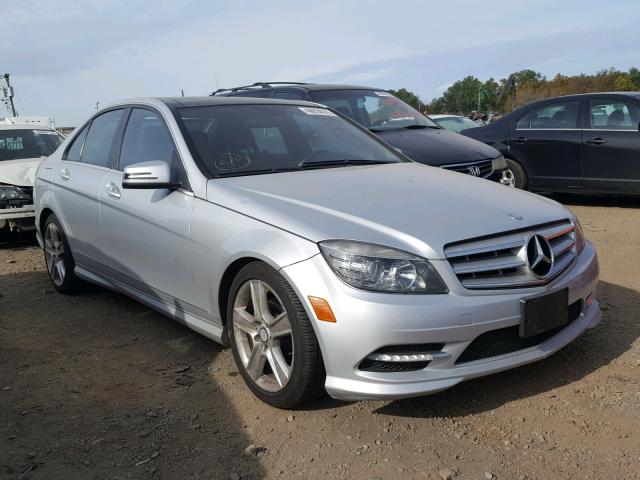 WDDGF8BB9BR142927 - 2011 MERCEDES-BENZ C 300 4MAT SILVER photo 1