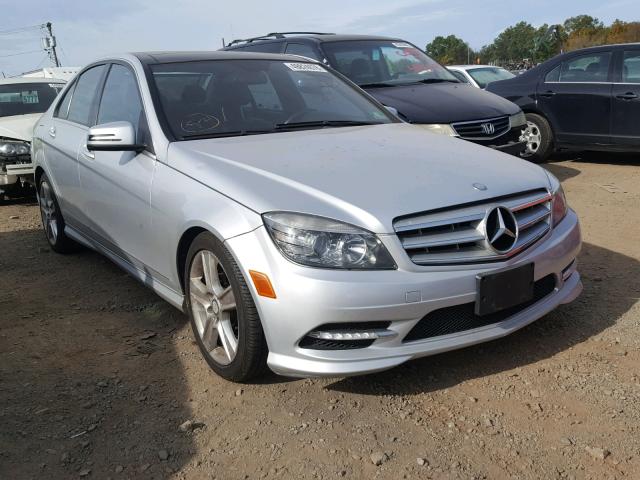 WDDGF8BB9BR142927 - 2011 MERCEDES-BENZ C 300 4MAT SILVER photo 9