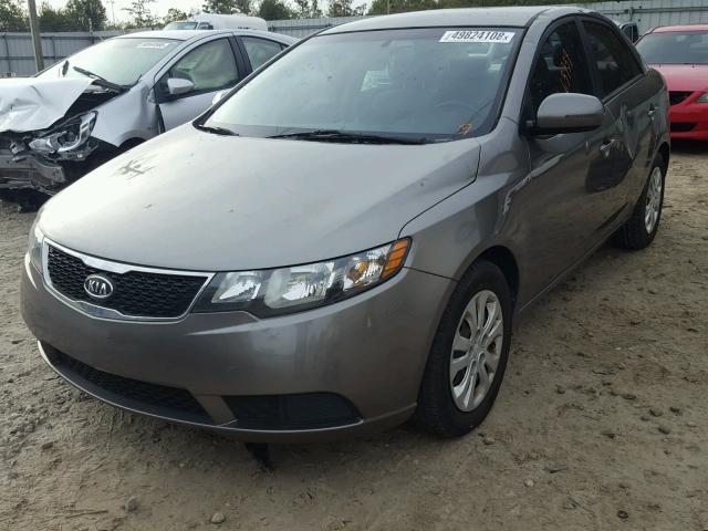 KNAFU4A20B5891982 - 2011 KIA FORTE EX GRAY photo 2