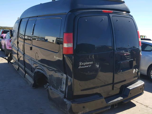 1GBSGDC48E1152351 - 2014 CHEVROLET EXPRESS G1 BLACK photo 3