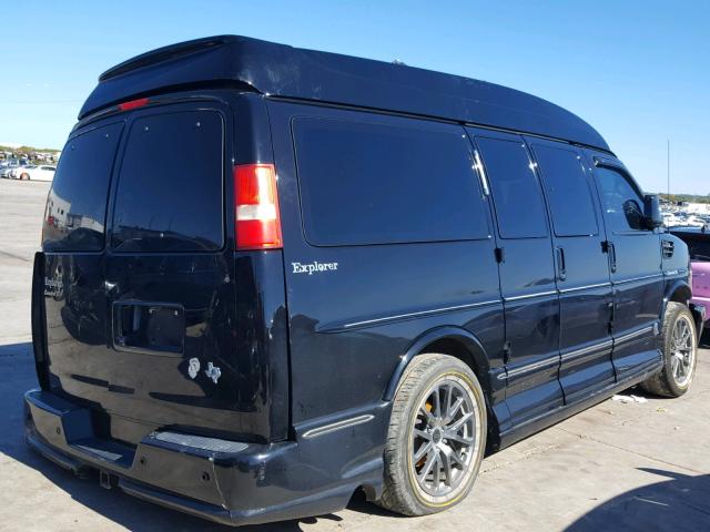 1GBSGDC48E1152351 - 2014 CHEVROLET EXPRESS G1 BLACK photo 4