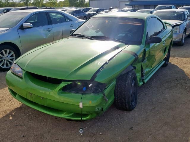 1FALP42X1TF197469 - 1996 FORD MUSTANG GT GREEN photo 2