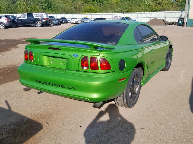 1FALP42X1TF197469 - 1996 FORD MUSTANG GT GREEN photo 4