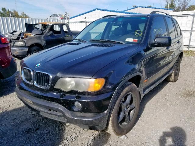 5UXFA535X3LV80533 - 2003 BMW X5 3.0I BLACK photo 2