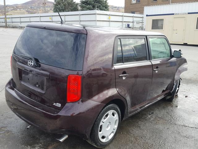 JTLKE50E491068252 - 2009 TOYOTA SCION XB PURPLE photo 4